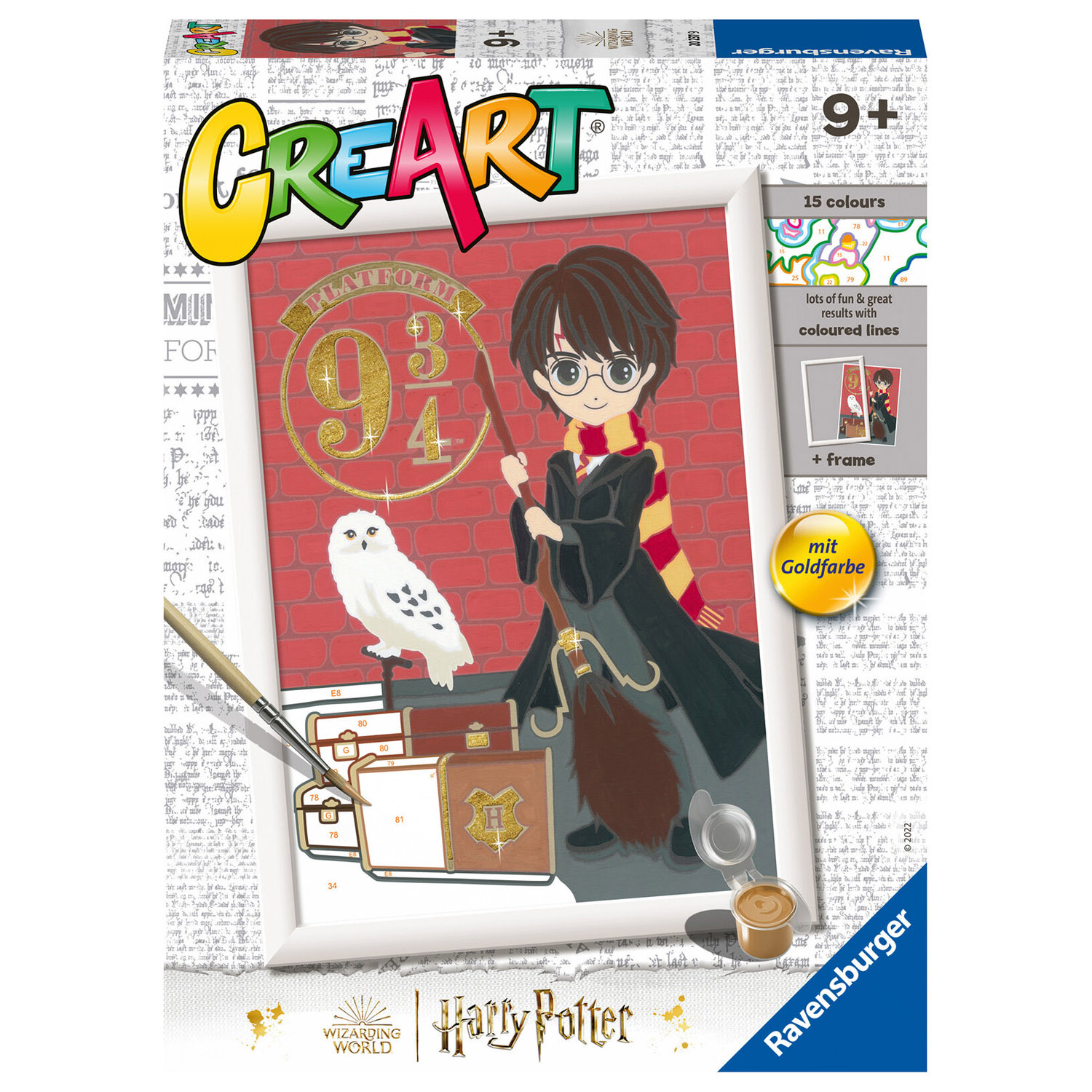 Creart Harry Potter Partenza Per Hogwarts, Kit Per Dipingere Con I Numeri - Creart