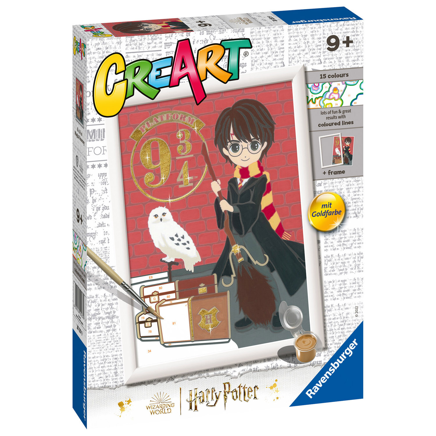 Creart Harry Potter Partenza Per Hogwarts, Kit Per Dipingere Con I Numeri - Creart