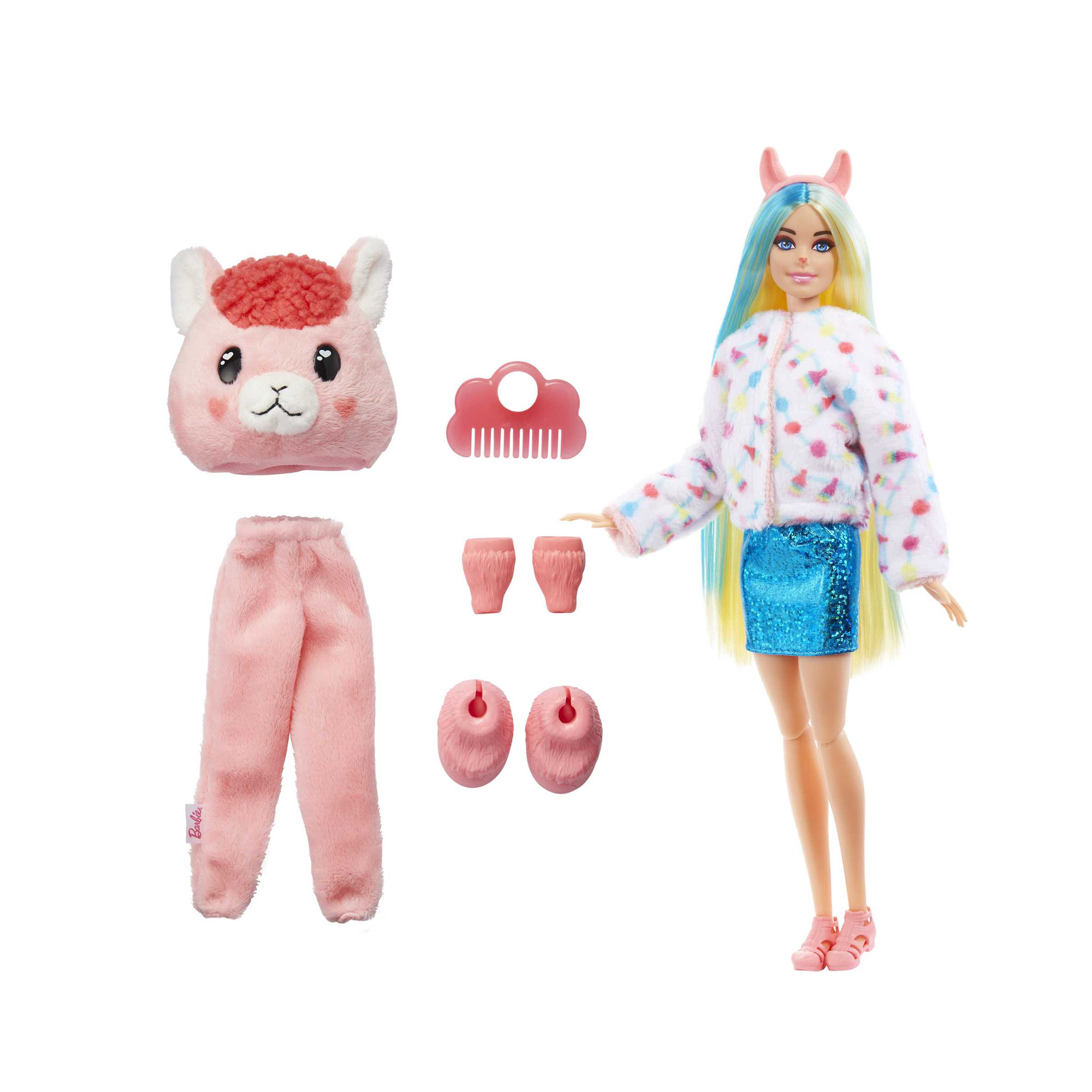 Barbie Cutie Reveal con costume peluche e 10 sorprese - Barbie