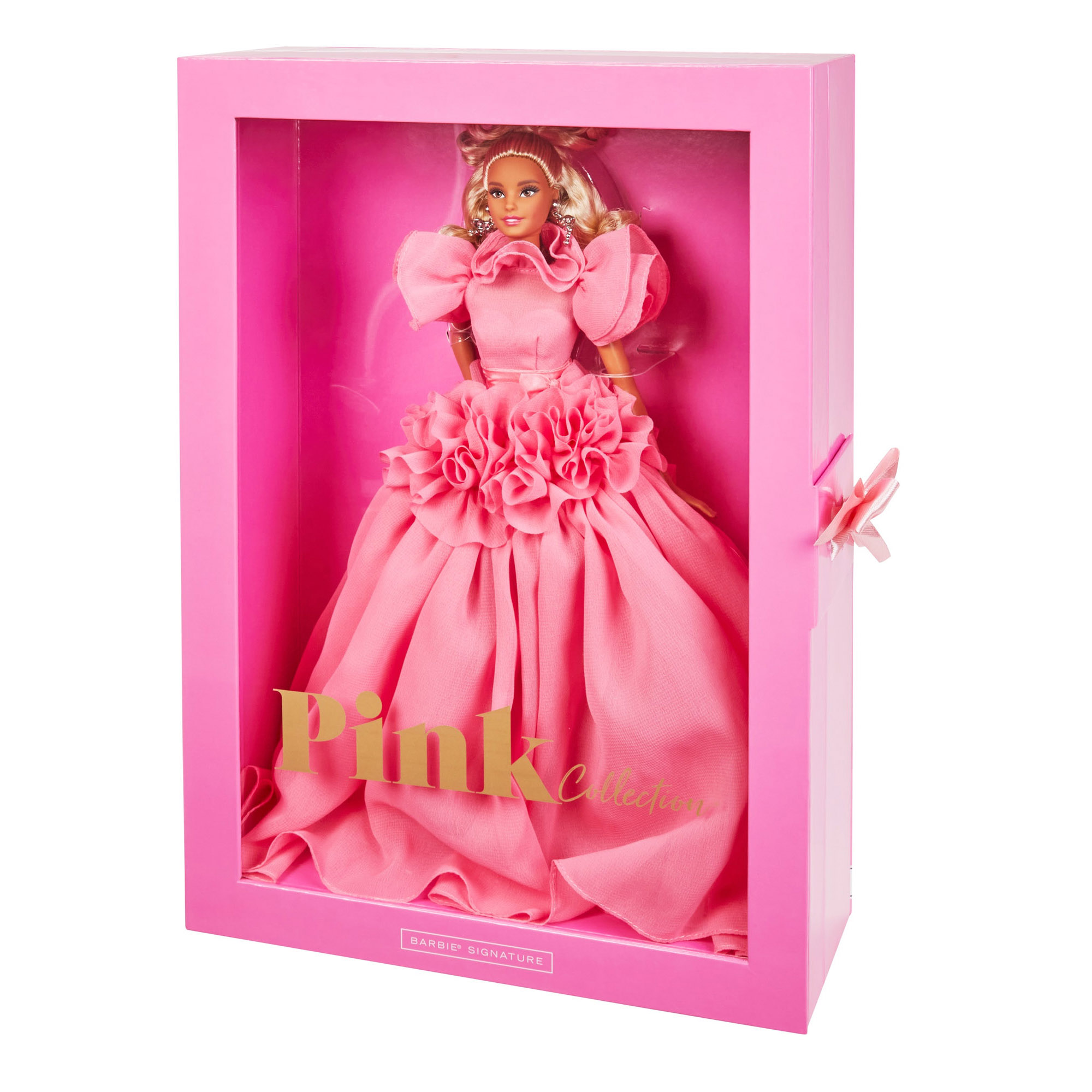 Barbie Signature Pink Collection ​Bambola 3 con Corpo Silkstone, da collezione - Barbie