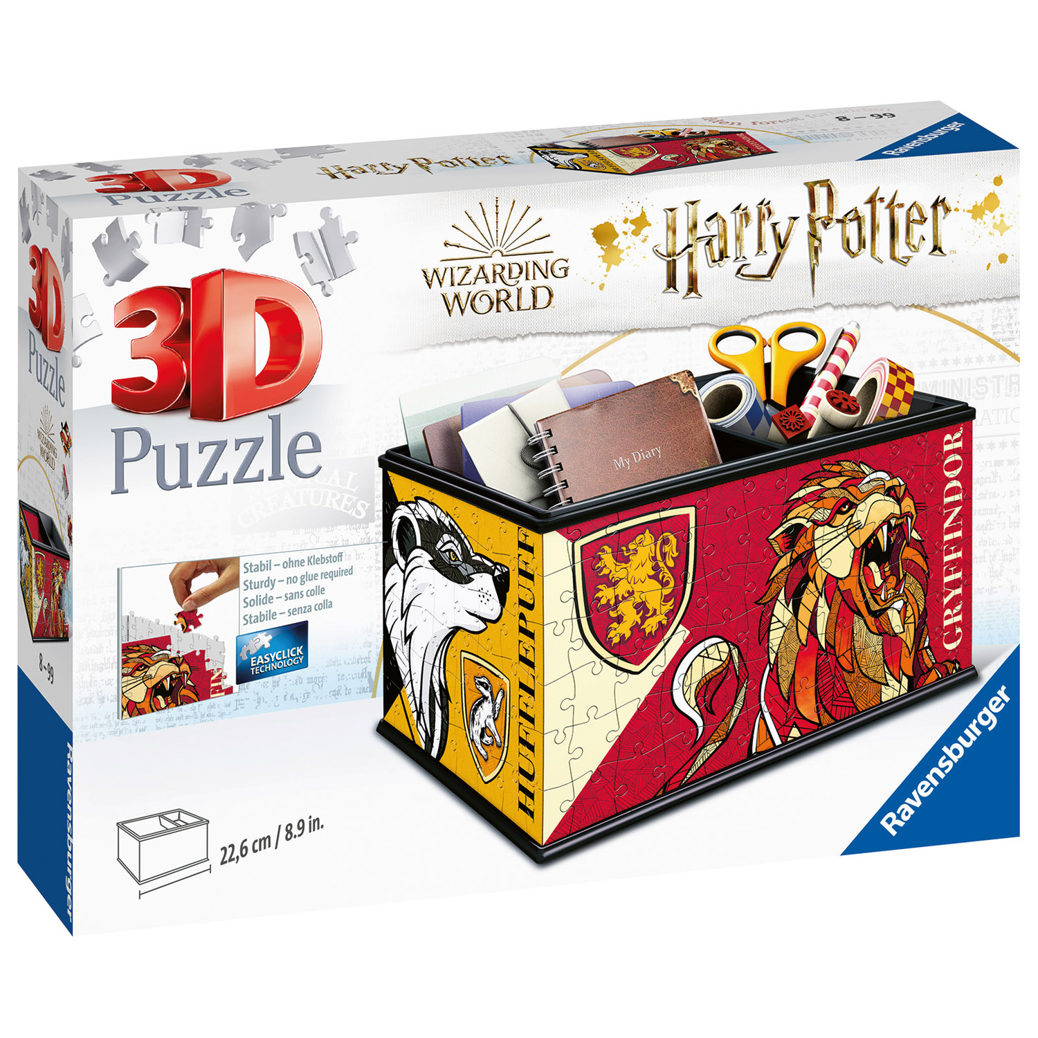 Puzzle 3D Puzzle Organizer Da Scrivania Harry Potter, 223 Pezzi Ravensburger - Harry Potter, Ravensburger