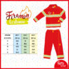 Costume Pompiere da 3 a 8 anni - Fancy World
