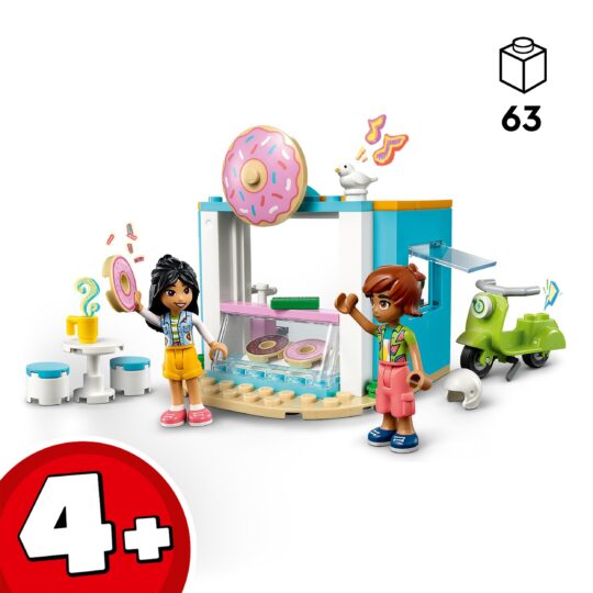 LEGO Friends 41723 Negozio di Ciambelle con Mini Bamboline - LEGO