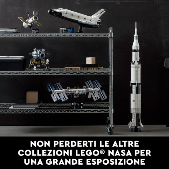 LEGO Icons 10283 NASA Space Shuttle Discovery, Modellino con Telescopio Hubble - LEGO