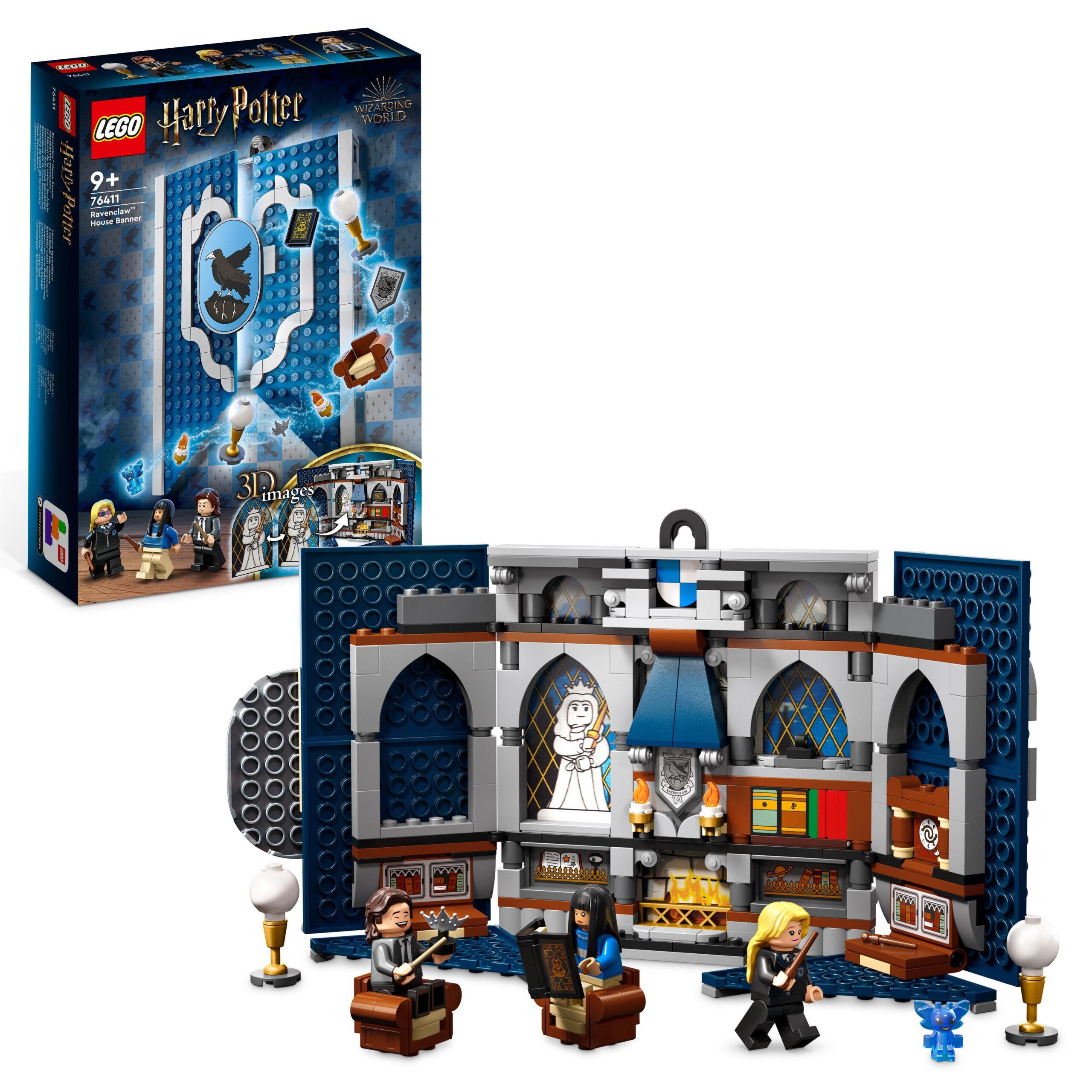 LEGO Harry Potter 76411 Stendardo della Casa Corvonero da Parete, da collezione - Harry Potter, LEGO