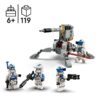 LEGO Star Wars 75345 Battle Pack Clone Troopers Legione 501 con Cannone AV-7 e 4 Personaggi - LEGO, Star Wars