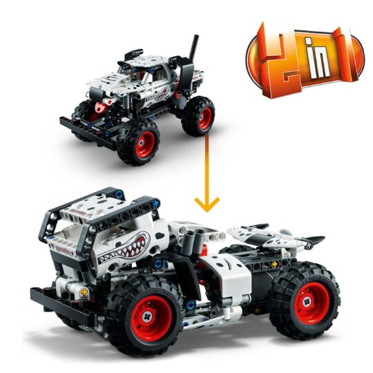 LEGO Technic 42150 Monster Mutt Monster Jam Dalmata, Set  2 in 1 - LEGO