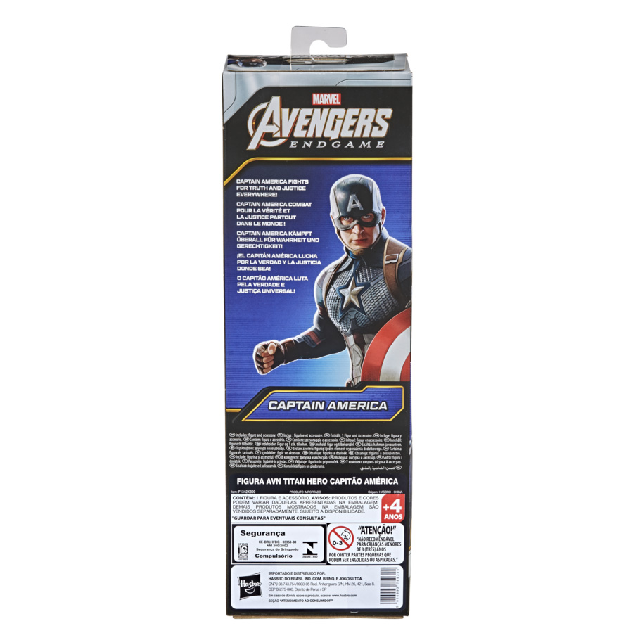Action Figure Capitan America, Avengers: Endgame (Titan Hero Series) 30 cm - Marvel