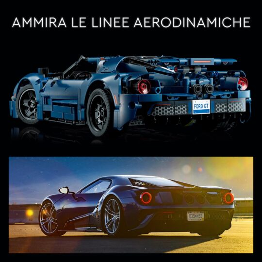 LEGO Technic 42154 Ford GT 2022, Kit Modellino Auto, Supercar in Scala 1:12, da collezione - LEGO