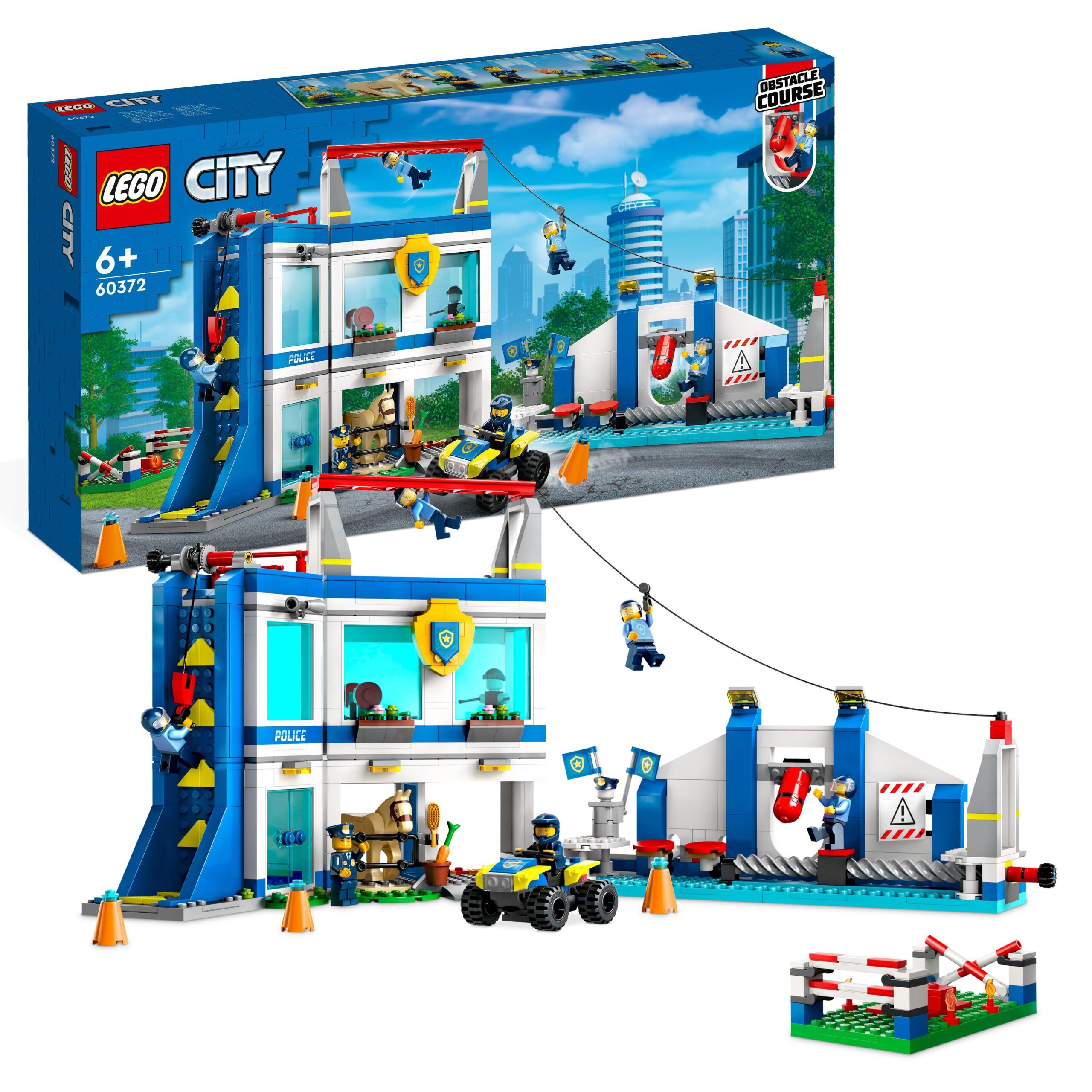 LEGO City 60372 Accademia di Addestramento della Polizia con Macchina - LEGO