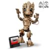 LEGO Marvel 76217 Io Sono Groot, con Modellino dei Guardiani della Galassia - LEGO