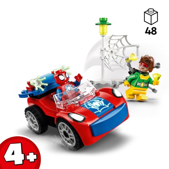 LEGO Marvel 10789 L’Auto di Spider-Man e Doc Ock, Spidey e i Suoi Fantastici Amici - LEGO, Marvel