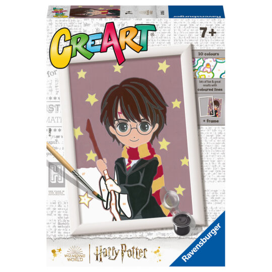 Creart Harry Potter, Kit per dipingere con i numeri - Creart, Harry Potter