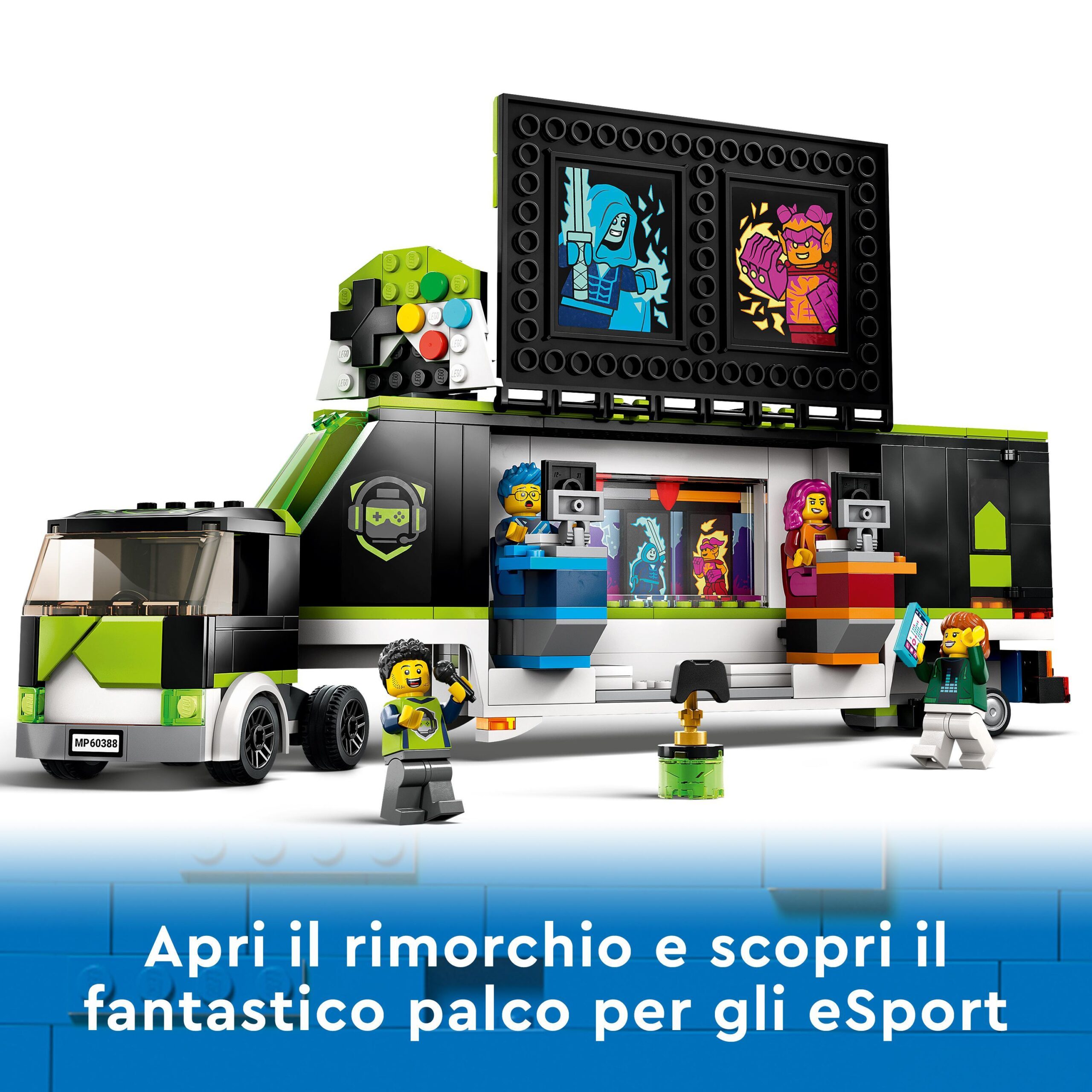 LEGO City 60388 Camion dei Tornei di gioco, per i Fan dei Videogiochi e di  eSport in Vendita Online