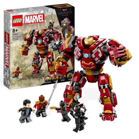 LEGO Marvel 76247 Hulkbuster: La Battaglia di Wakanda, Action Figure Mech di Hulk - LEGO, Marvel