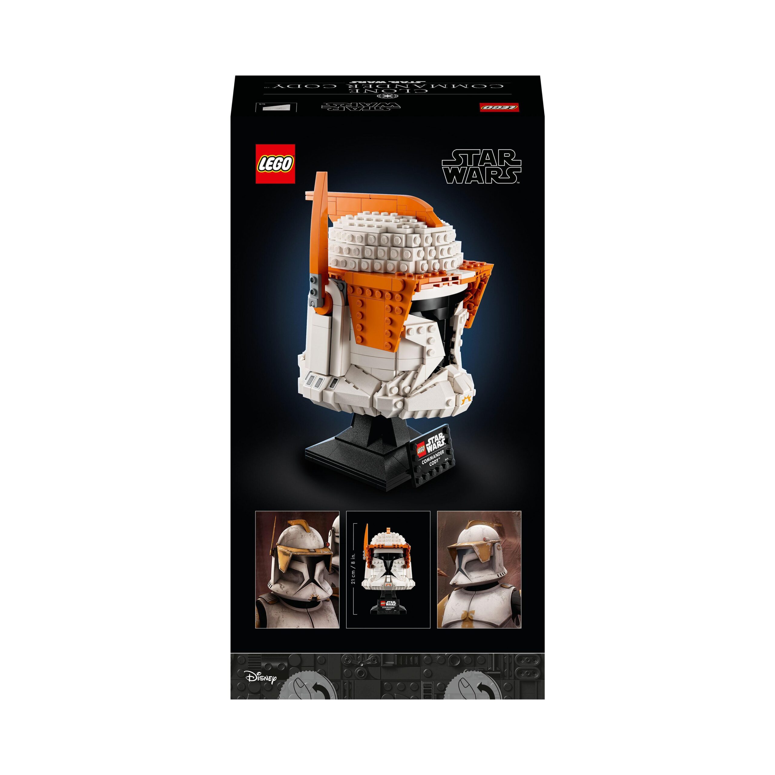 LEGO Star Wars 75350 Casco del Comandante Clone Cody, The Clone Wars, da collezione - LEGO, Star Wars