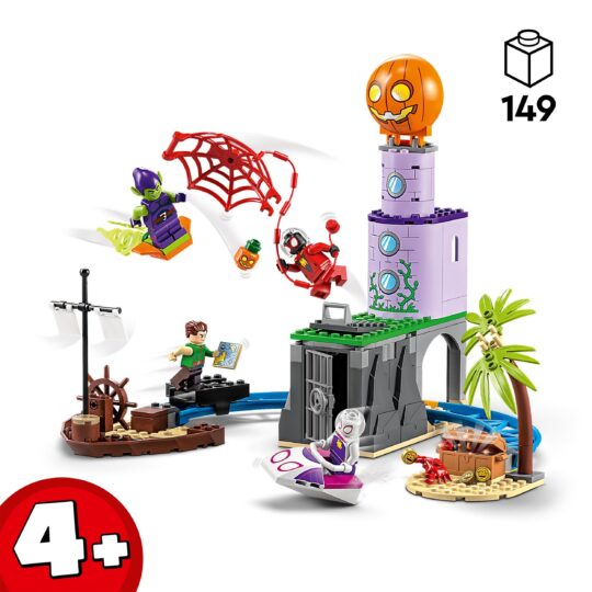 LEGO Marvel 10790 Team Spidey al Faro del Goblin, Serie Spidey e i Suoi Fantastici Amici - LEGO, Marvel