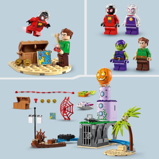 LEGO Marvel 10790 Team Spidey al Faro del Goblin, Serie Spidey e i Suoi Fantastici Amici - LEGO, Marvel