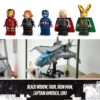 LEGO Marvel 76248 Il Quinjet degli Avengers, Astronave Giocattolo con Minifigure - LEGO, Marvel