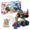LEGO Marvel 10782 Spidey e i Suoi Fantastici Amici Resa dei Conti tra Hulk e Rhino, Monster Truck - LEGO, Marvel