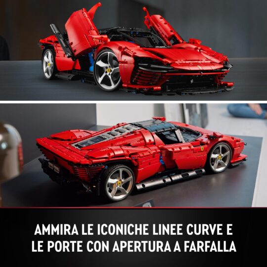 LEGO Technic 42143 Ferrari Daytona SP3, Modellino Auto Supercar Scala 1:8, da Collezione - LEGO