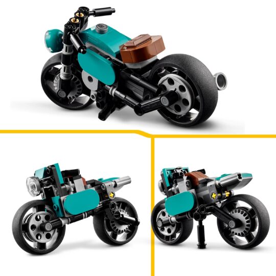 LEGO Creator 31135 Motocicletta Vintage, Set 3 in 1 con Veicoli - LEGO