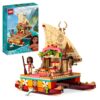 LEGO Disney Princess 43210 La Barca a Vela di Vaiana con Mini Bamboline e Delfino - LEGO