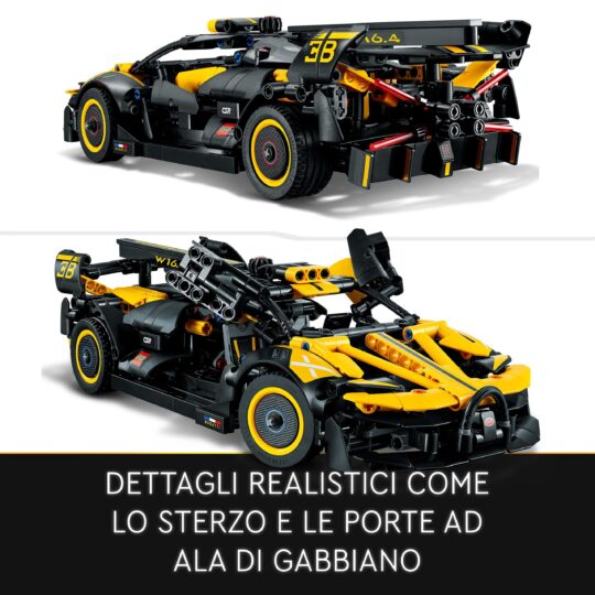 LEGO Technic 42151 Bugatti Bolide, Modellino Auto Supercar - LEGO
