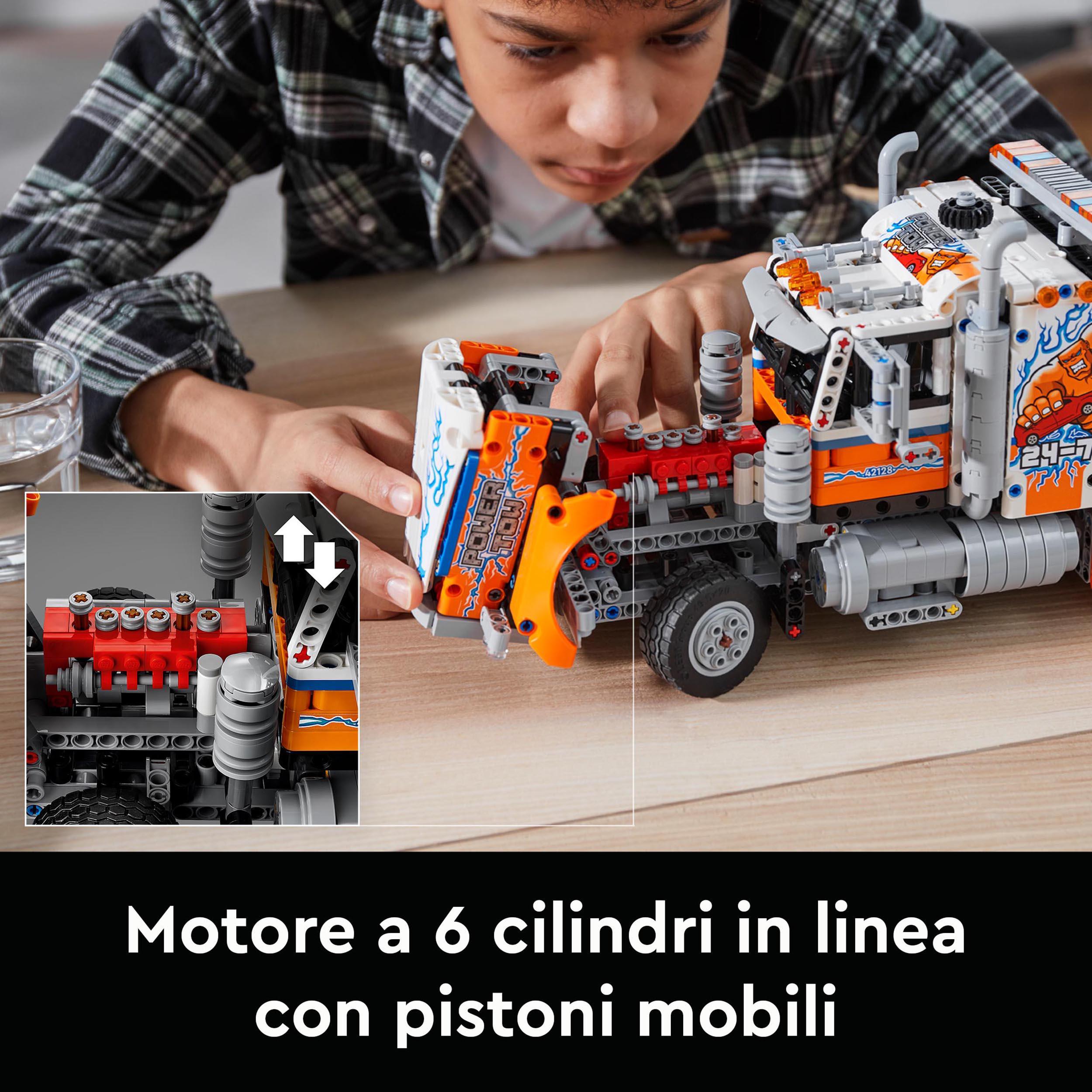 LEGO Technic 42128 Autogrù Pesante, Carro Attrezzi da costruire - LEGO