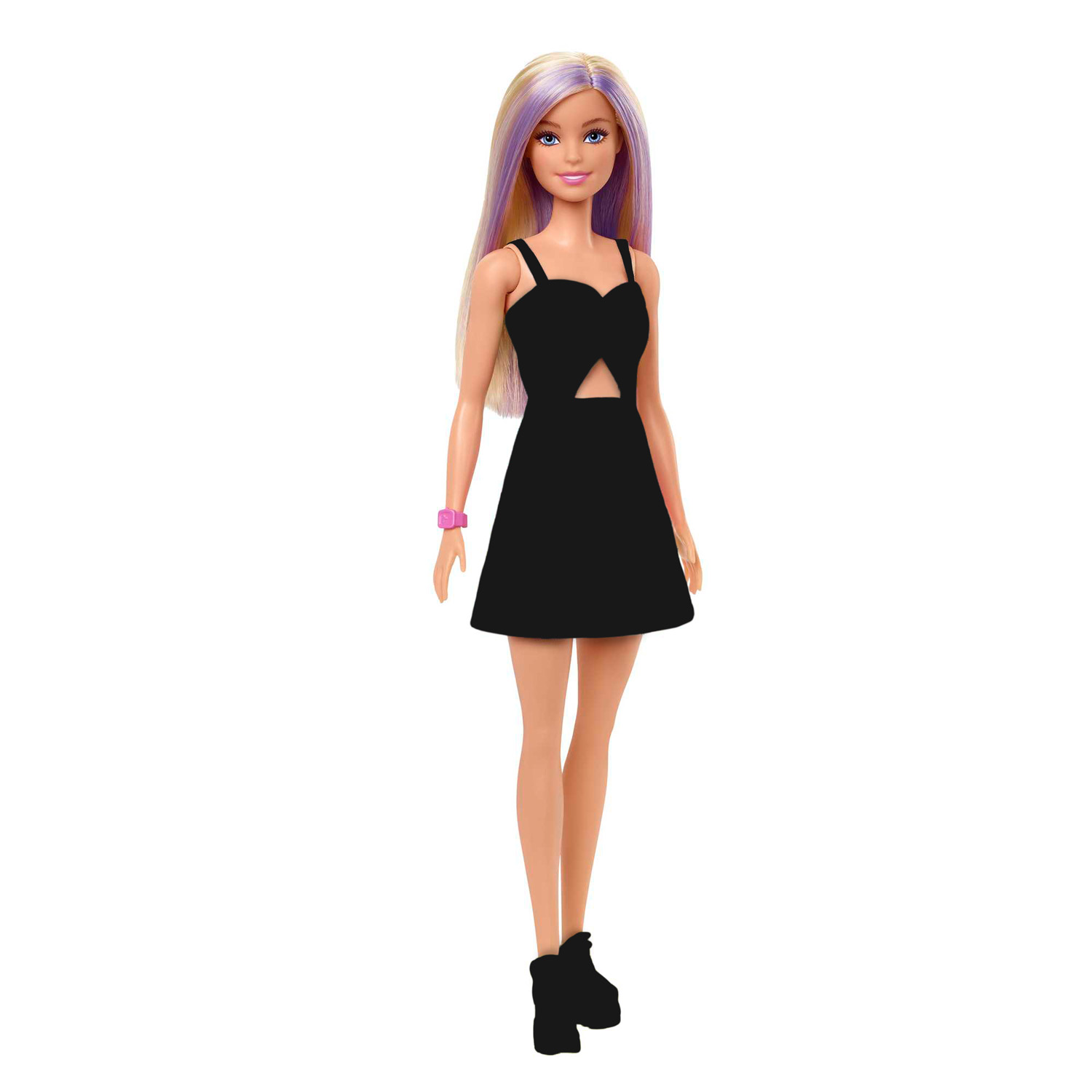 Barbie Styled By You con capelli viola e mèche bionde - Barbie