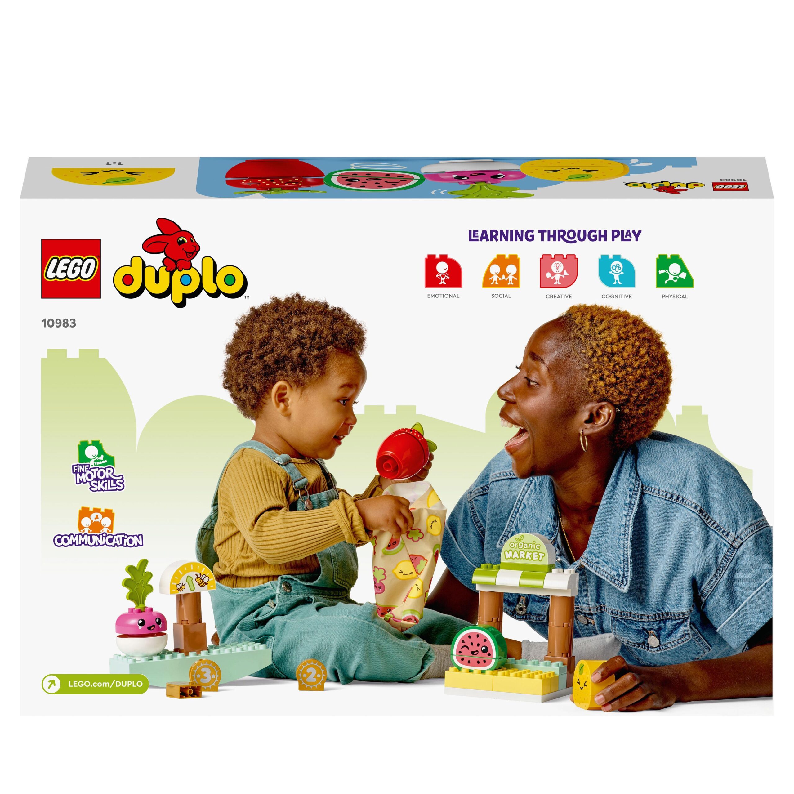 LEGO DUPLO 10983 My First Mercato Biologico, Gioco Educativo - LEGO