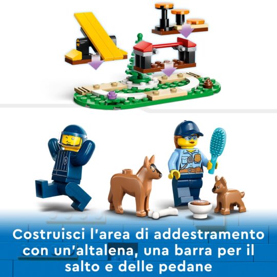 LEGO City 60369 Addestramento Cinofilo Mobile con SUV Polizia - LEGO