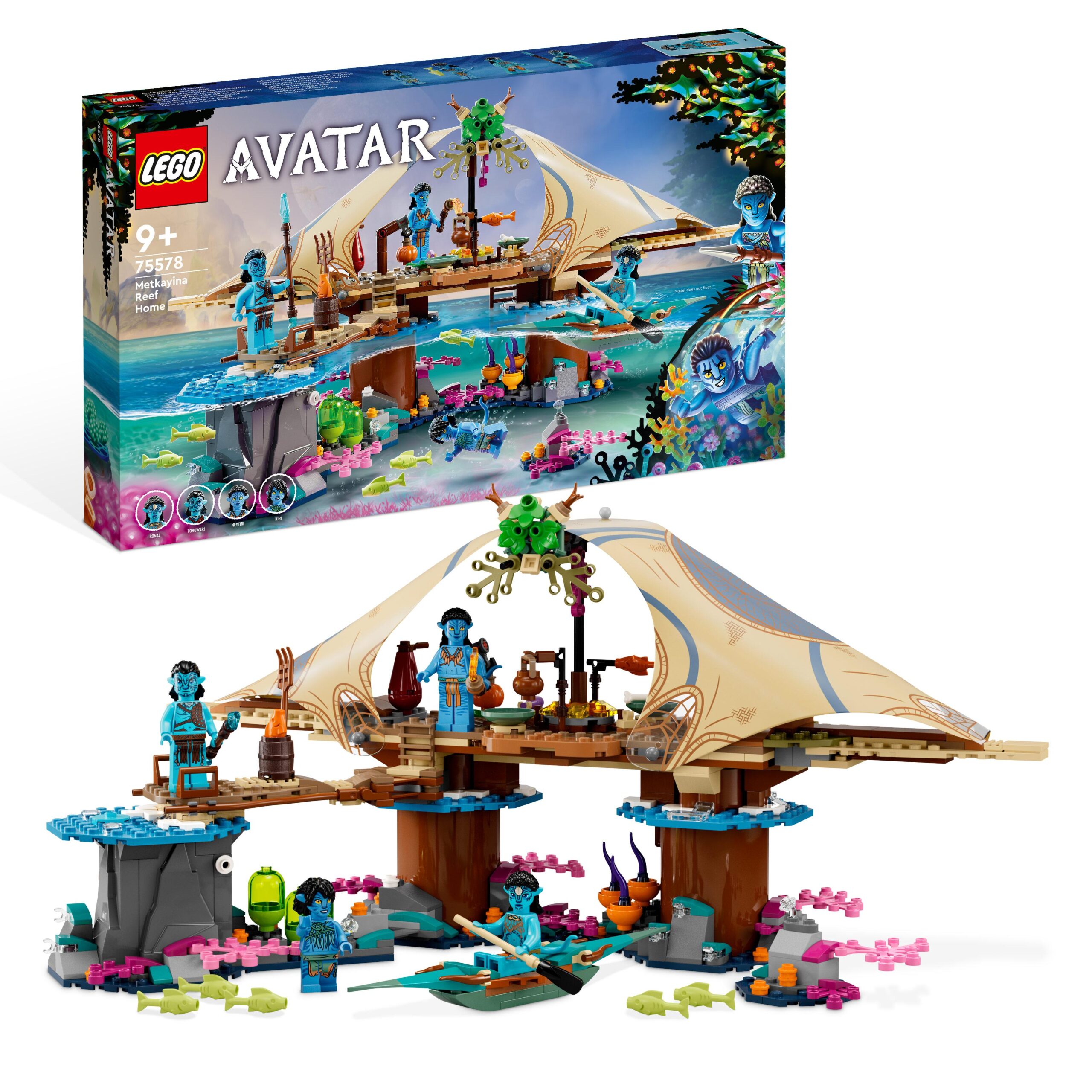 LEGO Avatar 75578 La Casa Corallina di Metkayina, Villaggio di Pandora - LEGO