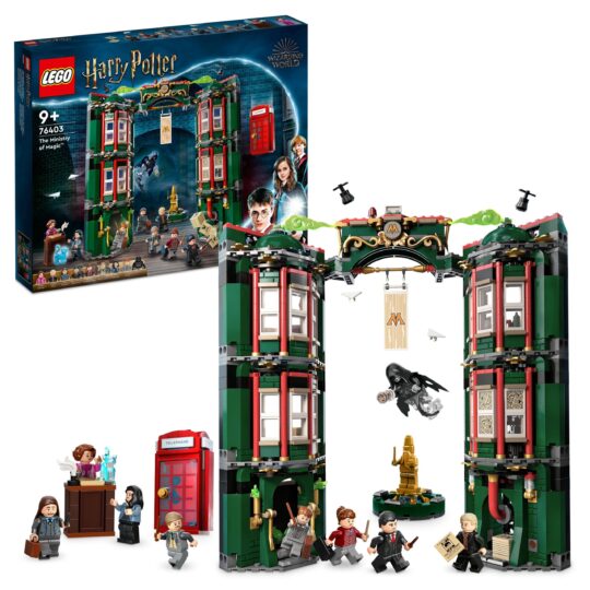 LEGO Harry Potter 76403 Ministero della Magia, Modellino con 12 Minifigure con 3 Trasformazioni - Harry Potter, LEGO