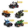 LEGO Technic 42149 Monster Jam Dragon, Set 2 in 1 con Pull-Back, Monster Truck e Buggy - LEGO