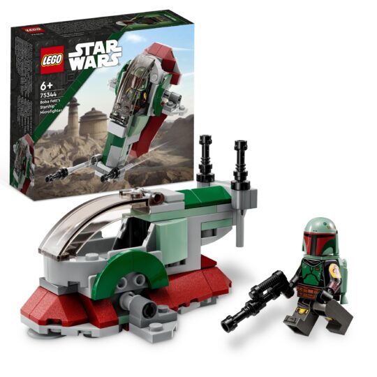 LEGO Star Wars 75344 Astronave di Boba Fett Microfighter, Mandalorian - LEGO, Star Wars