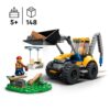 LEGO City 60385 Scavatrice per Costruzioni, Escavatore Giocattolo con Minifigure - LEGO