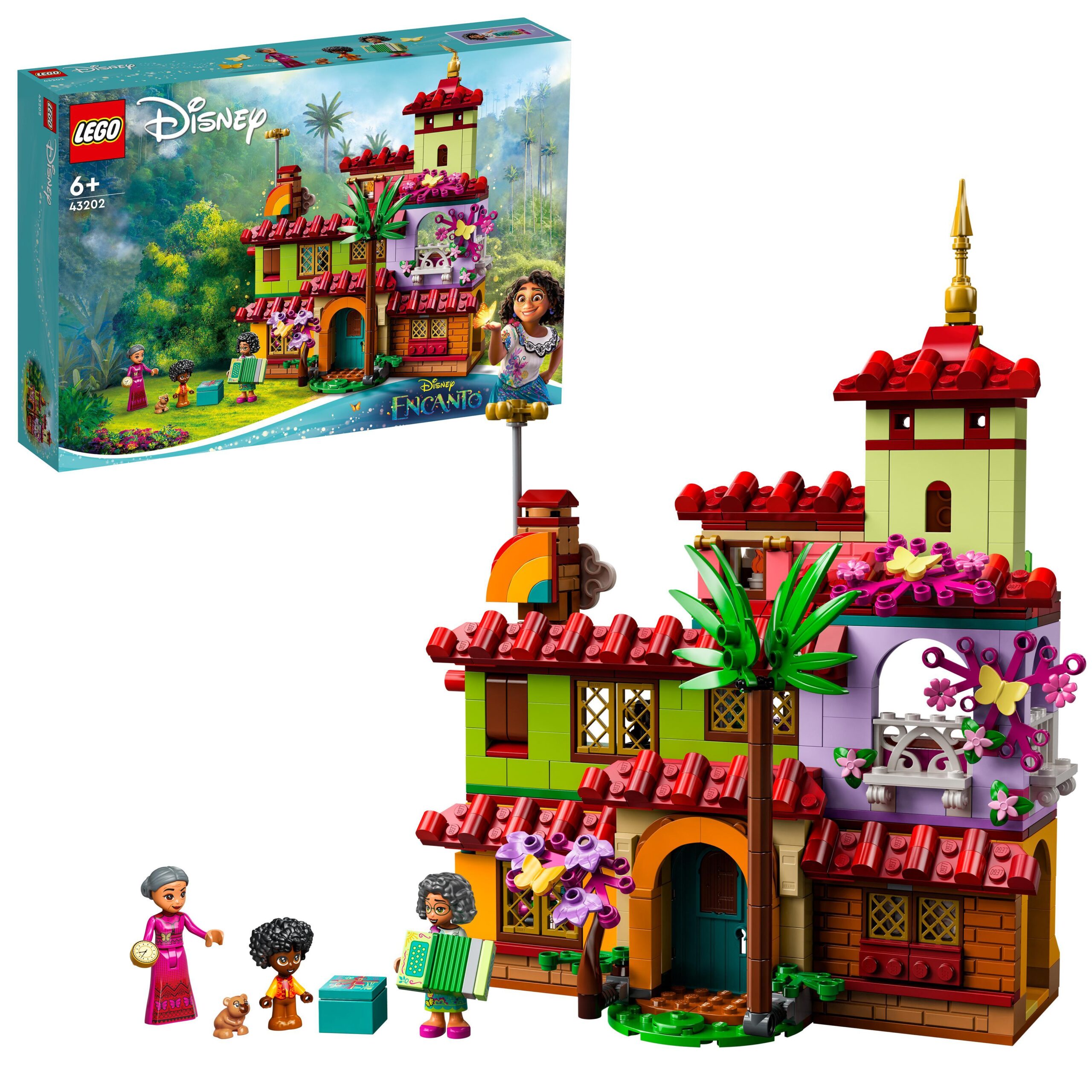 LEGO Disney 43202 la Casa dei Madrigal, Casa delle Bambole con Mini Bamboline, dal Film Encanto - LEGO