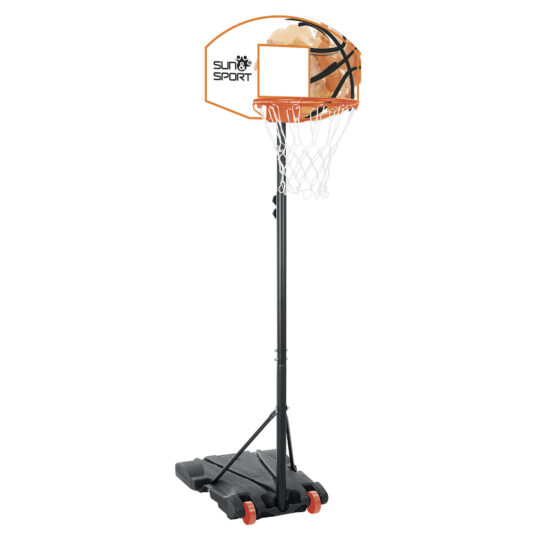 Canestro da Basket Basketball Metal 180-210 cm - Sun & Sport