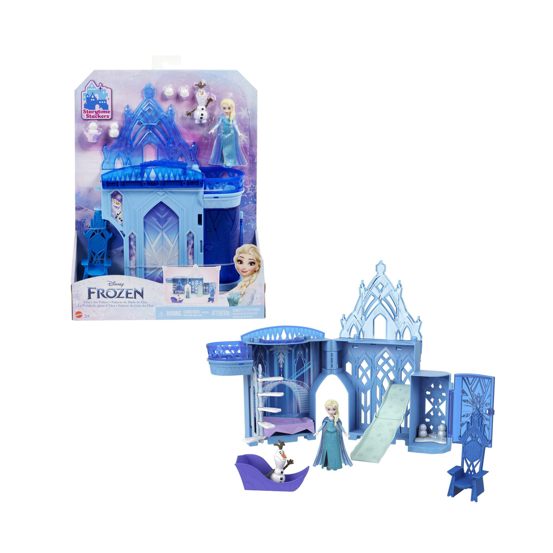 Set Componibili Palazzo di Ghiaccio di Elsa, Playset con Mini Bambola Elsa,  Olaf e accessori, Disney Frozen in Vendita Online