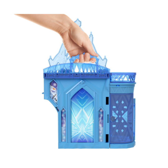 Set Componibili Palazzo di Ghiaccio di Elsa, Playset con Mini Bambola Elsa, Olaf e accessori, Disney Frozen - Disney