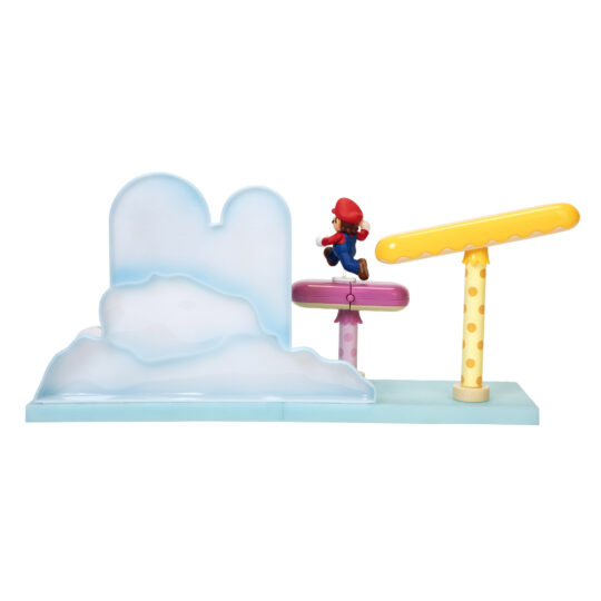 Super Mario playset Cloud con personaggo articolato 6 cm - Super Mario