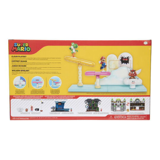 Super Mario playset Cloud con personaggo articolato 6 cm - Super Mario