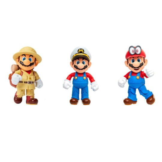 Super Mario Set Mario Odyssey con personaggi 10 cm - Super Mario