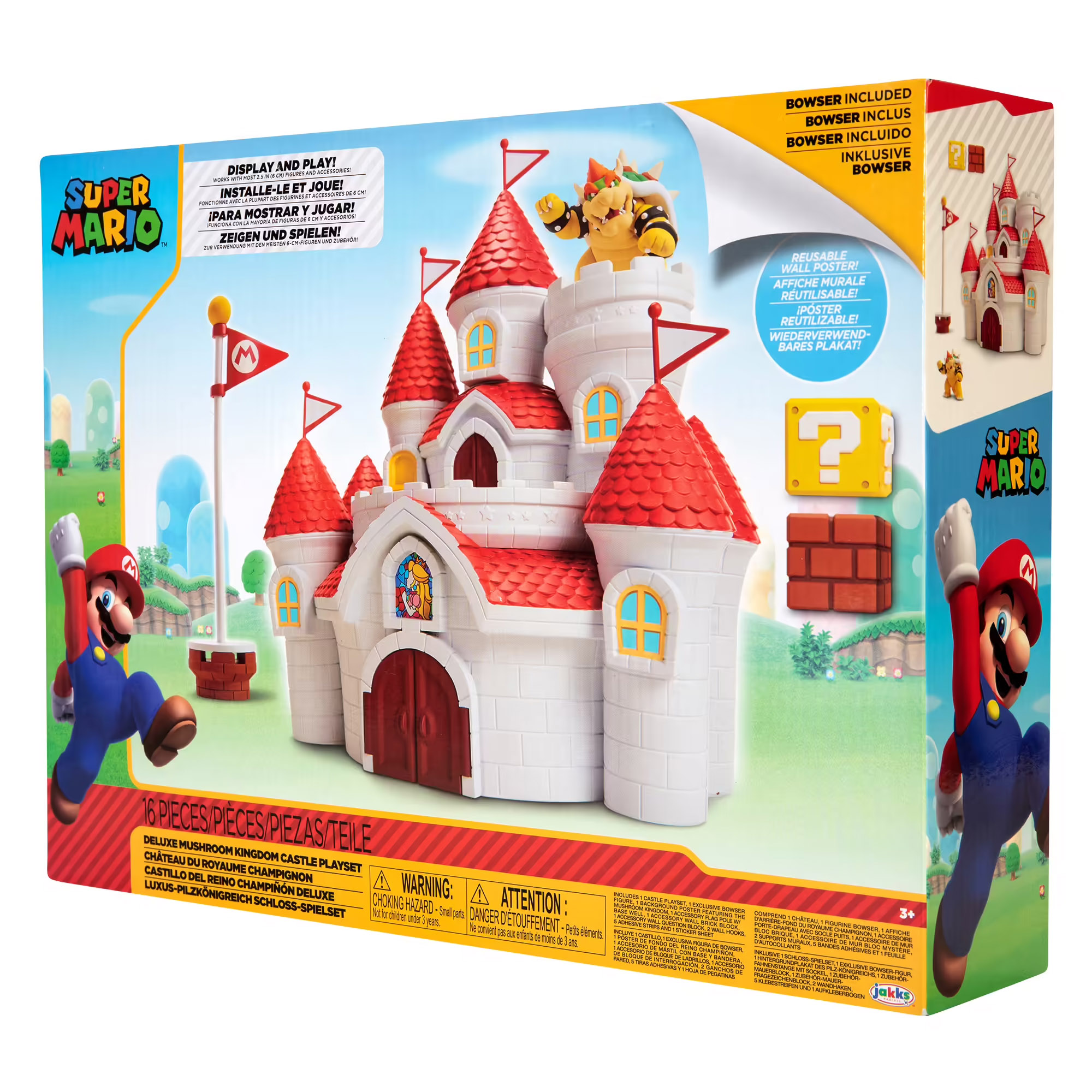 Super Mario Mushroom Kingdom Castle Playset - Super Mario