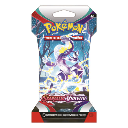 Pokémon Scarlatto e Violetto busta 10 carte in blister Paper Sleeve - Pokémon
