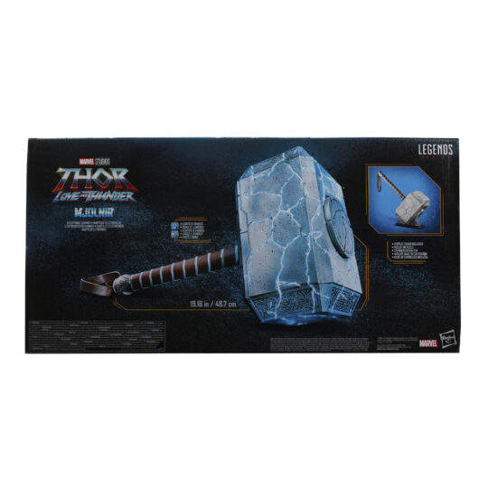 Mjolnir del Potente Thor, Martello elettronico con luci e suoni, Marvel Legends - Marvel