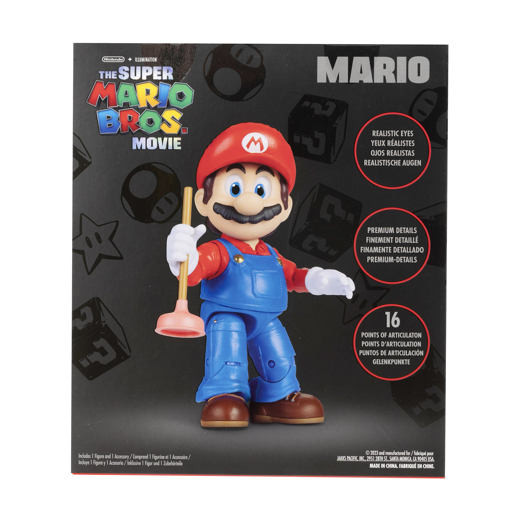 Super Mario Movie action figure Mario 13 cm con accessorio in Vendita  Online