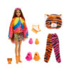 Barbie Cutie Reveal Tigre, Serie Amici della Giungla, Bambola con costume da Tigre di peluche - Barbie