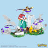 Mega Pokémon Mulino a vento con Pikacu, PidgeyeE Wooloo, Set Adventure Builder con 240 pezzi - Mega, Pokémon
